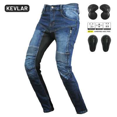 K-1 High Waist Kevlar Summer Jeans With Protection Gear