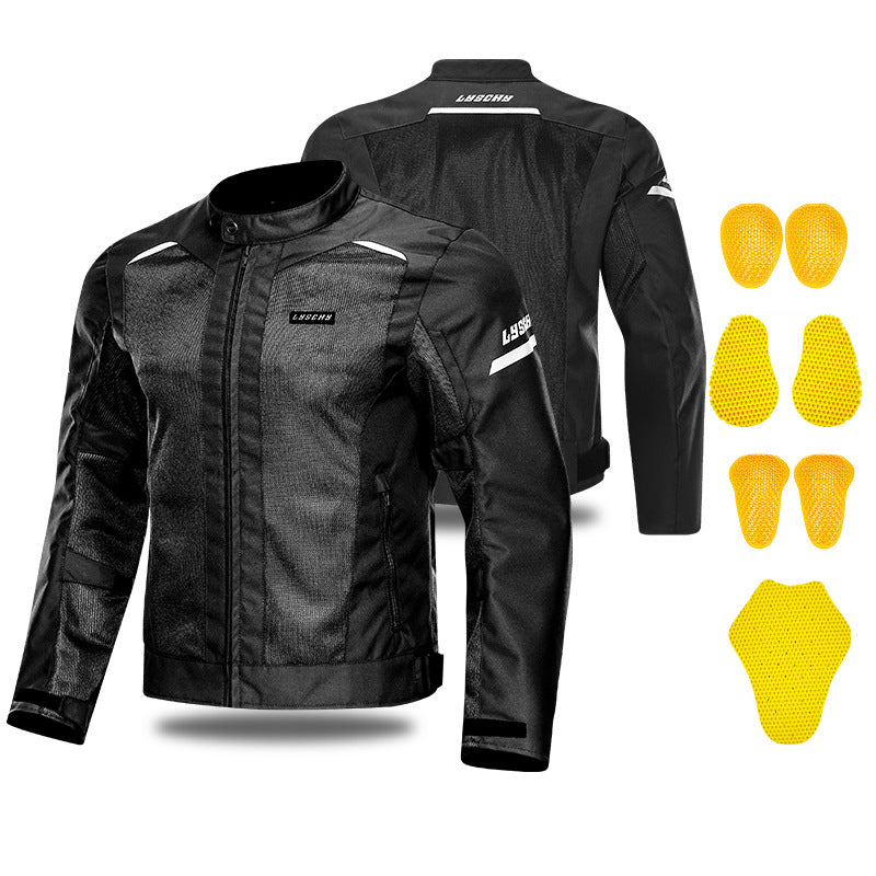 Veste de protection en maille pour moto pour hommes