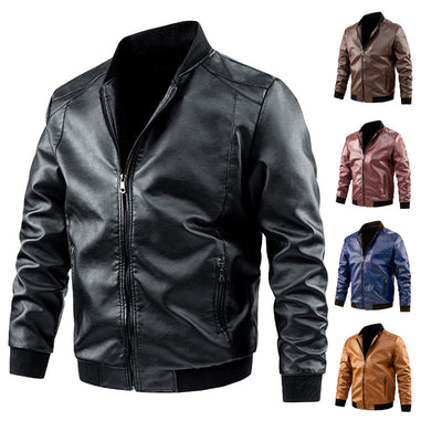 Faux Leather Moto Jacket