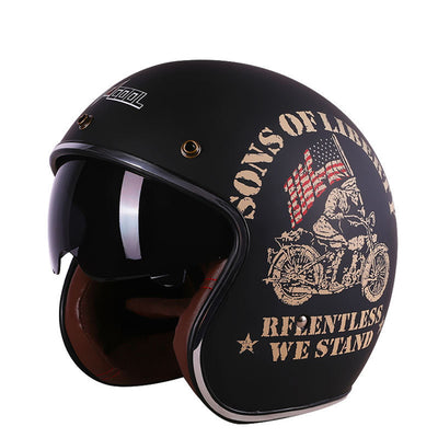 Retro 3/4 Open Face Helmet