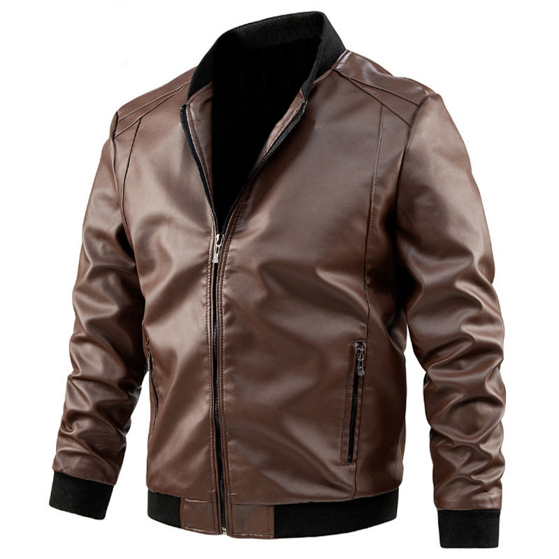 Veste de moto en similicuir