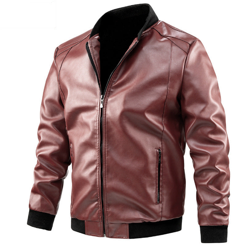 Veste de moto en similicuir