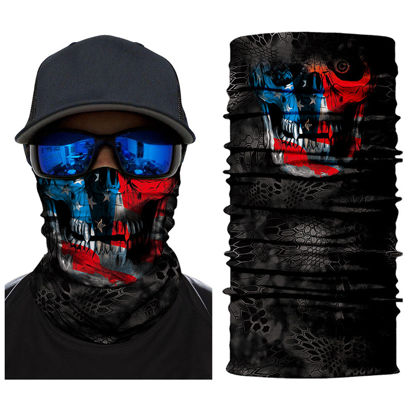 Multifunctional Patriot Face Wrap Neck Warmer