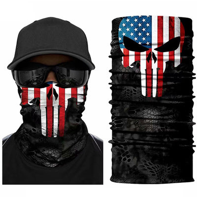 Multifunctional Patriot Face Wrap Neck Warmer