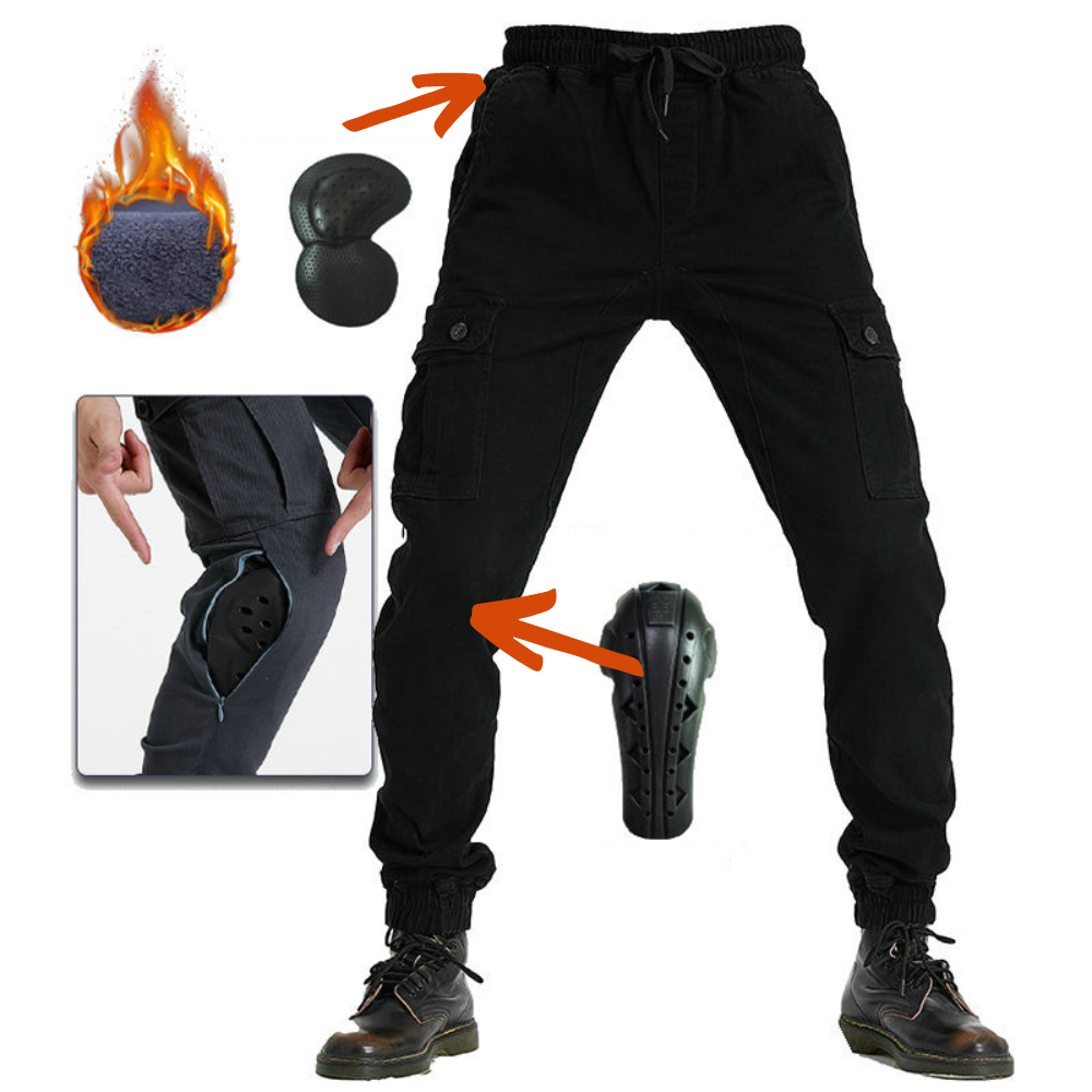 Warm Winter Motorcycle Riding Cargo Pants