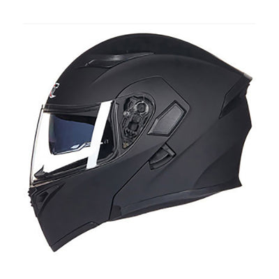 Casque de moto modulaire avec double visière