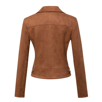 Women's Suede Moto Jacket