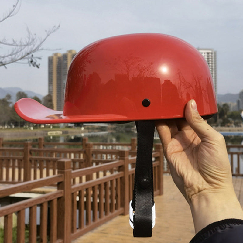 Casque de moto de style casquette de baseball