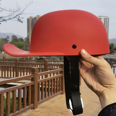 Casque de moto de style casquette de baseball