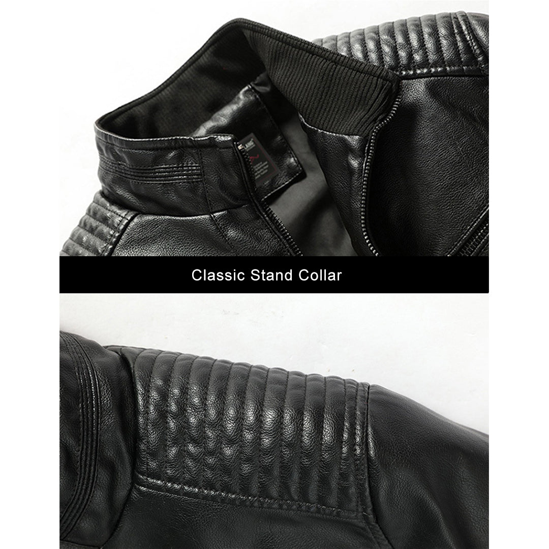 Men's Slim Fit Moto Jacket