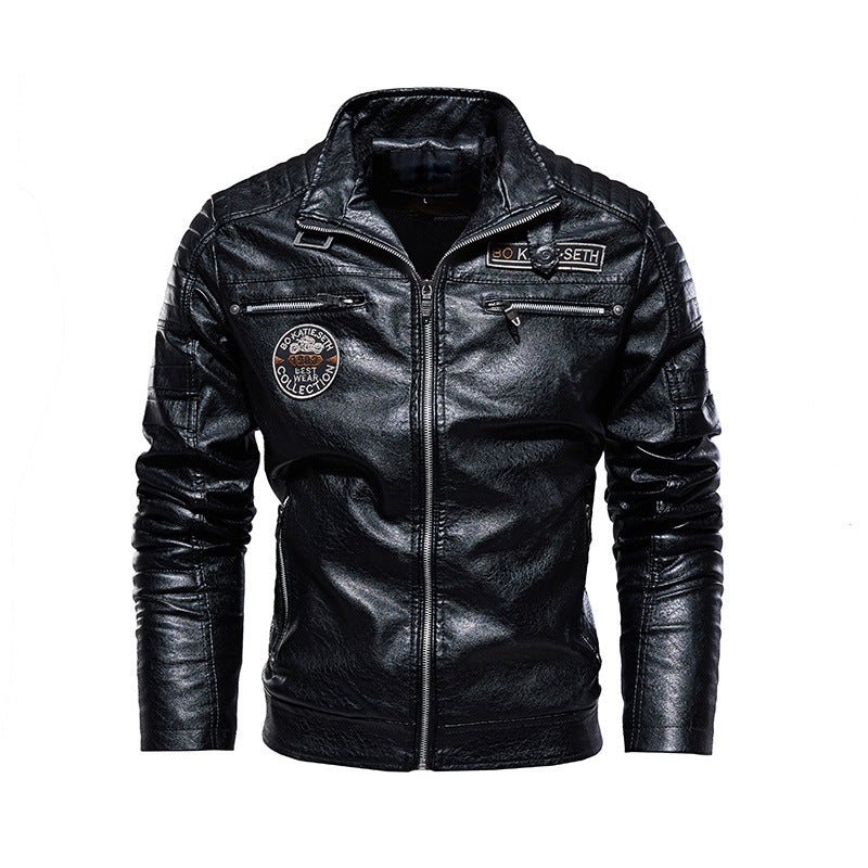 Veste en cuir Biker Forward pour hommes