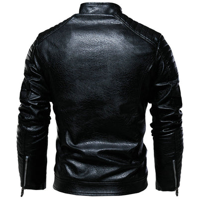 Veste en cuir Biker Forward pour hommes