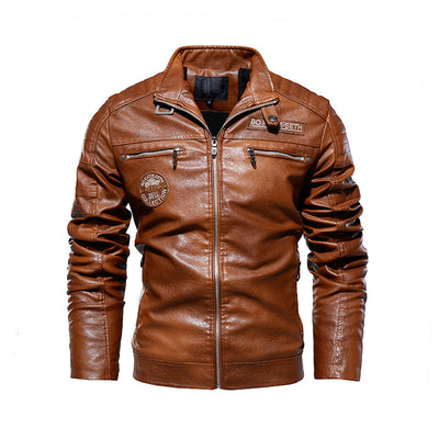 Veste en cuir Biker Forward pour hommes