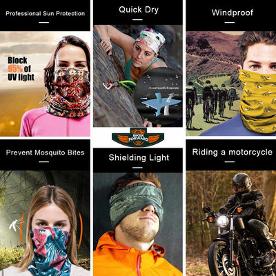 Multifunctional Patriot Face Wrap Neck Warmer