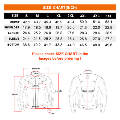 Men's Motorcycle Mesh Protective Jacket