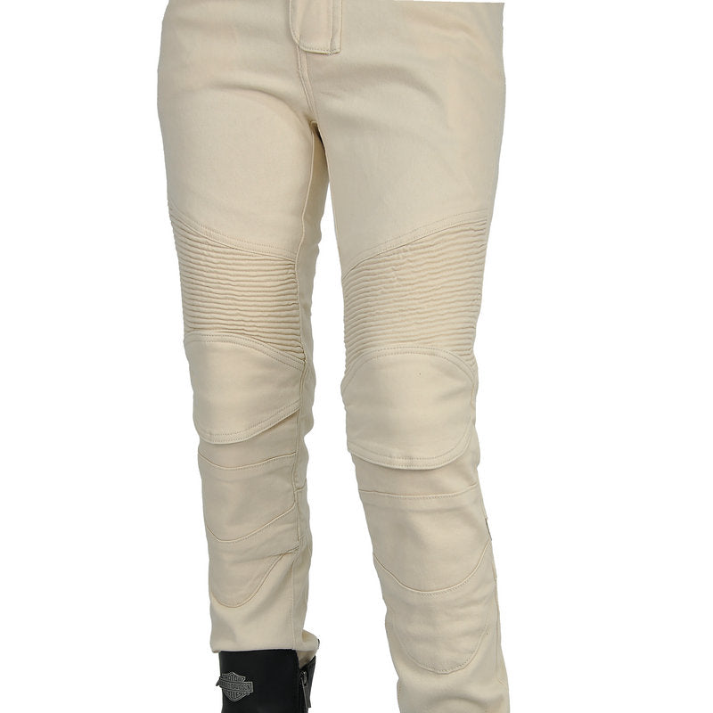 Pantalon d'équitation blanc antique pour femme