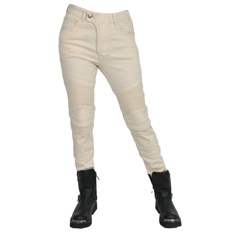 Pantalon d'équitation blanc antique pour femme