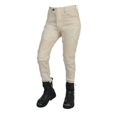 Pantalon d'équitation blanc antique pour femme