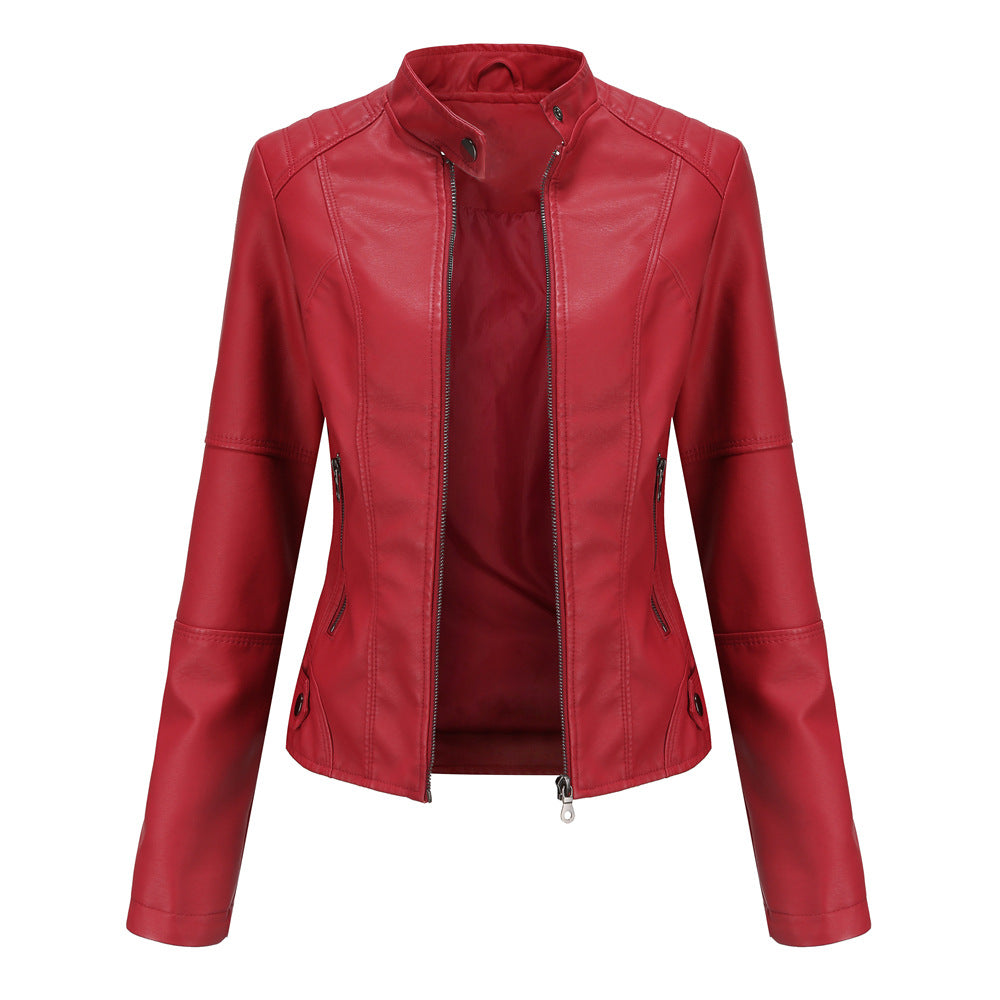 Women's Biker Leather Jacket