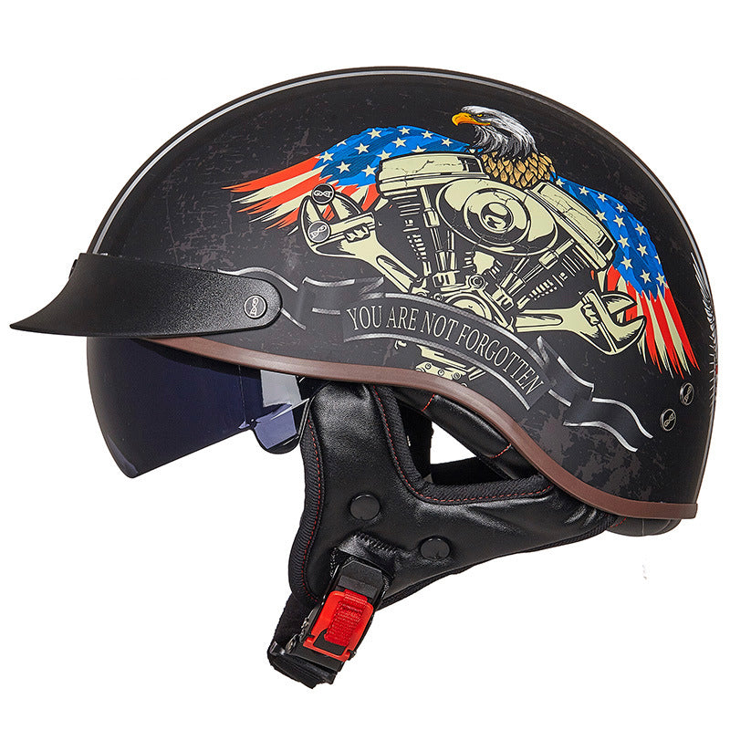 American Eagle Half Face Cruising Helmet